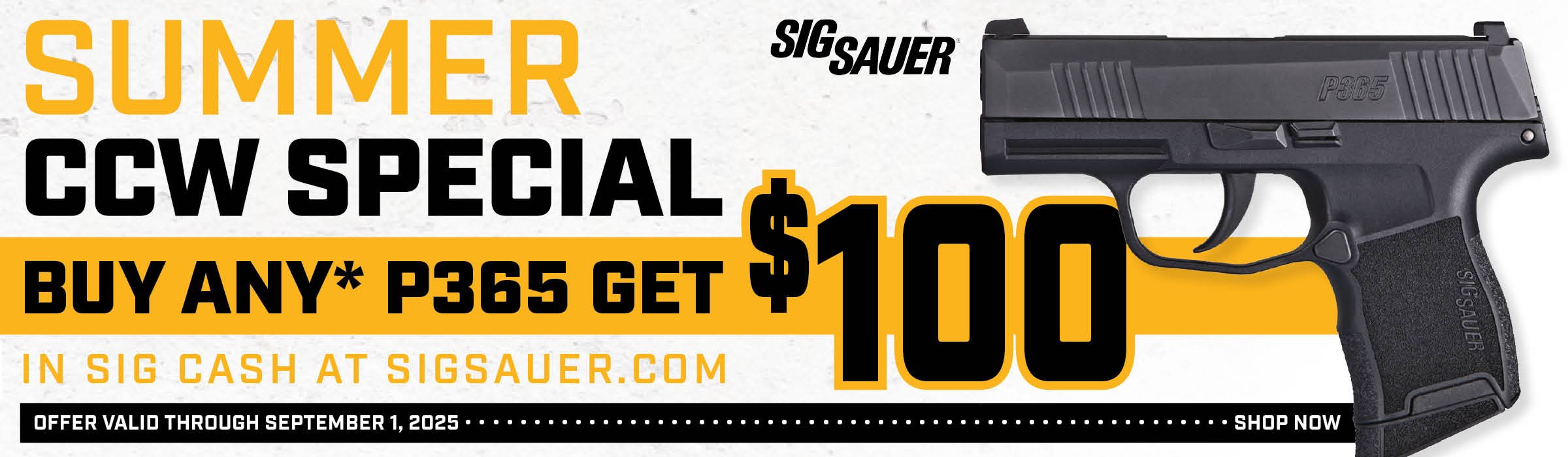 SIG Summer CCW Special Rebate